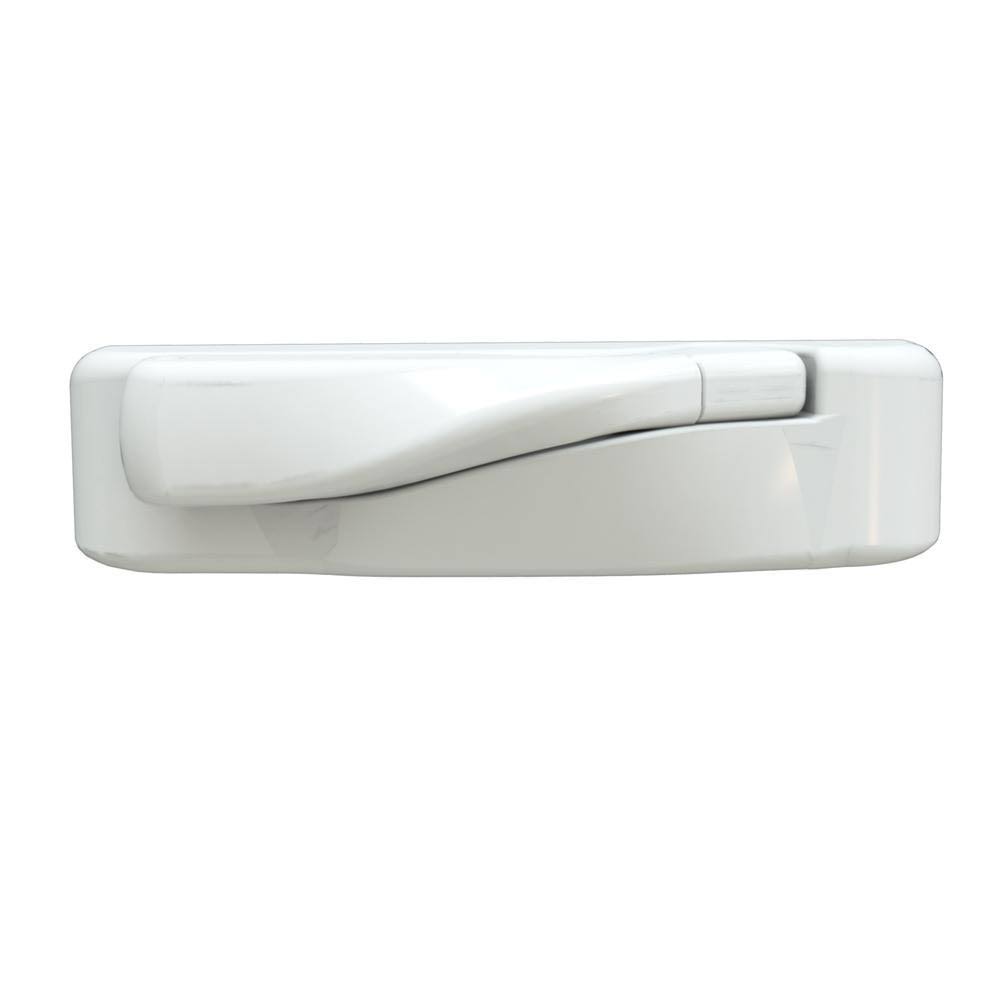 White Vinyl Awning Window with Fiberglass Mesh Screen V91525