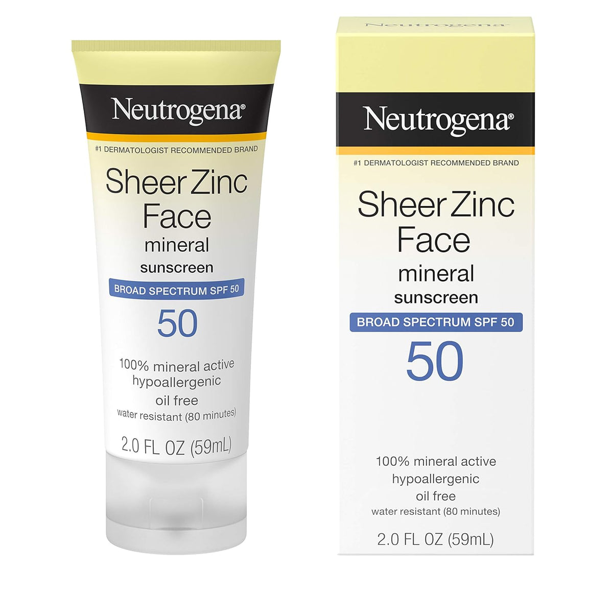 2 fl. oz Mineral Face Sunscreen SPF 50 H435