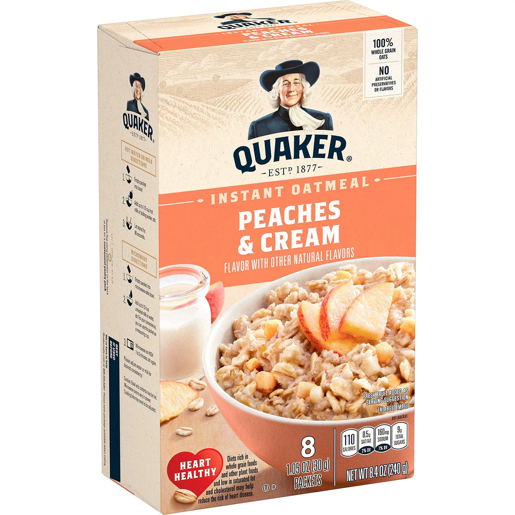 Peaches & Cream Instant Oatmeal (Pack of 2) H20195