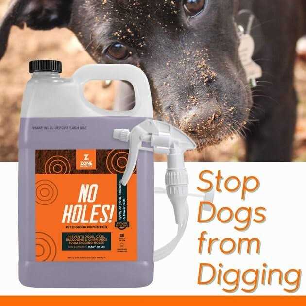 No Holes! Digging Dog Prevention Gallon with Trigger Sprayer A5673