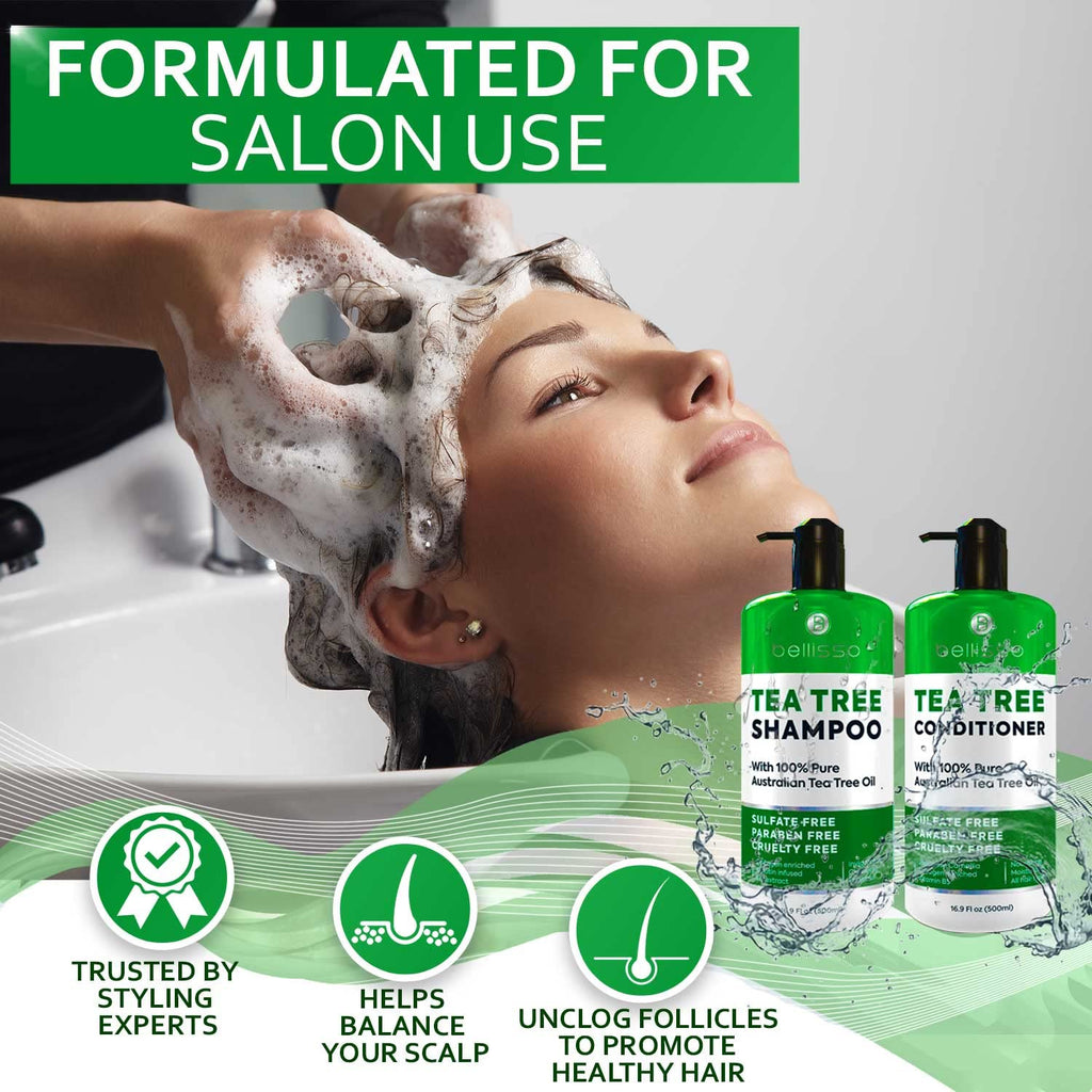 Tea Tree Oil Shampoo and Conditioner Set T7901