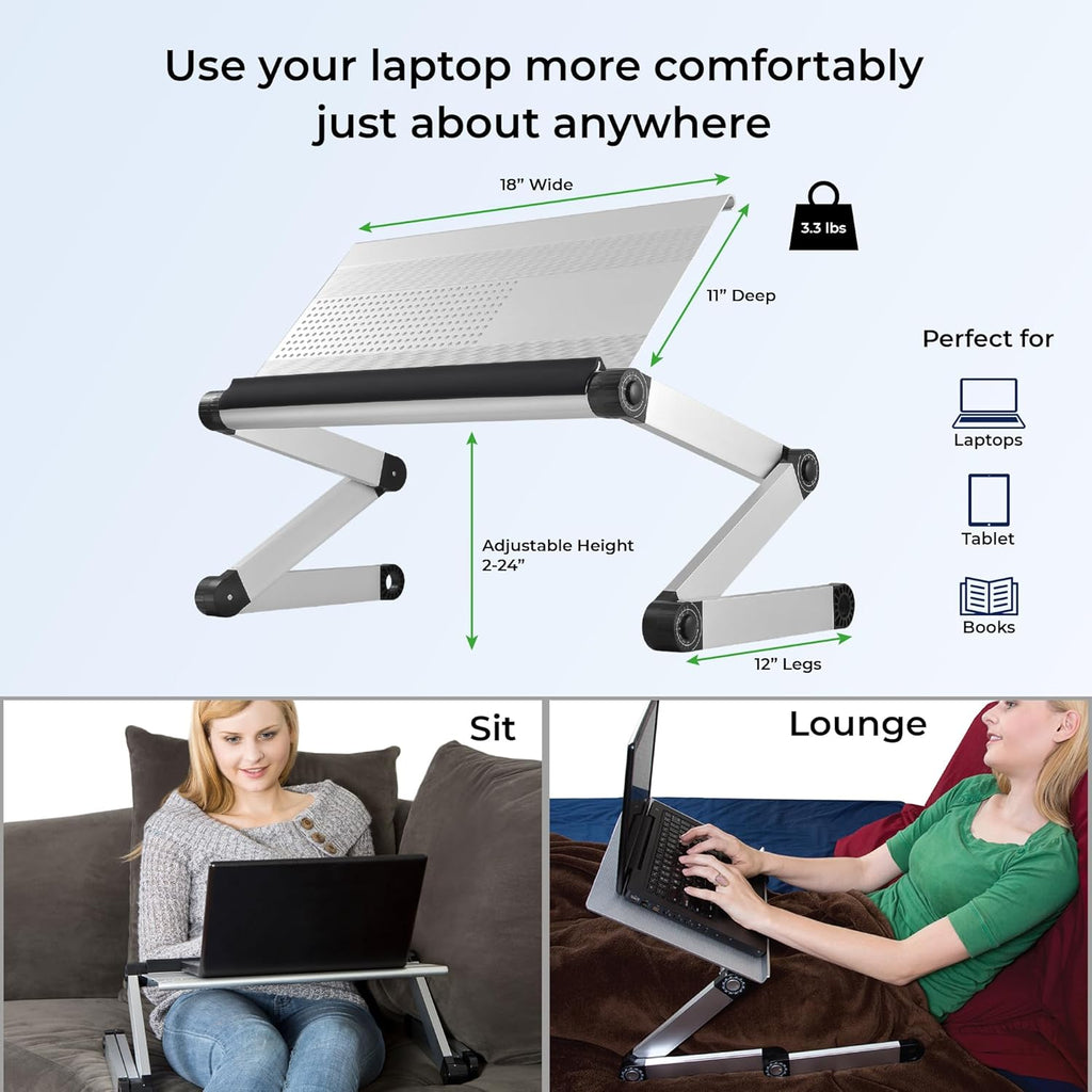Adjustable Height Aluminum Laptop Cooling Stand D6904