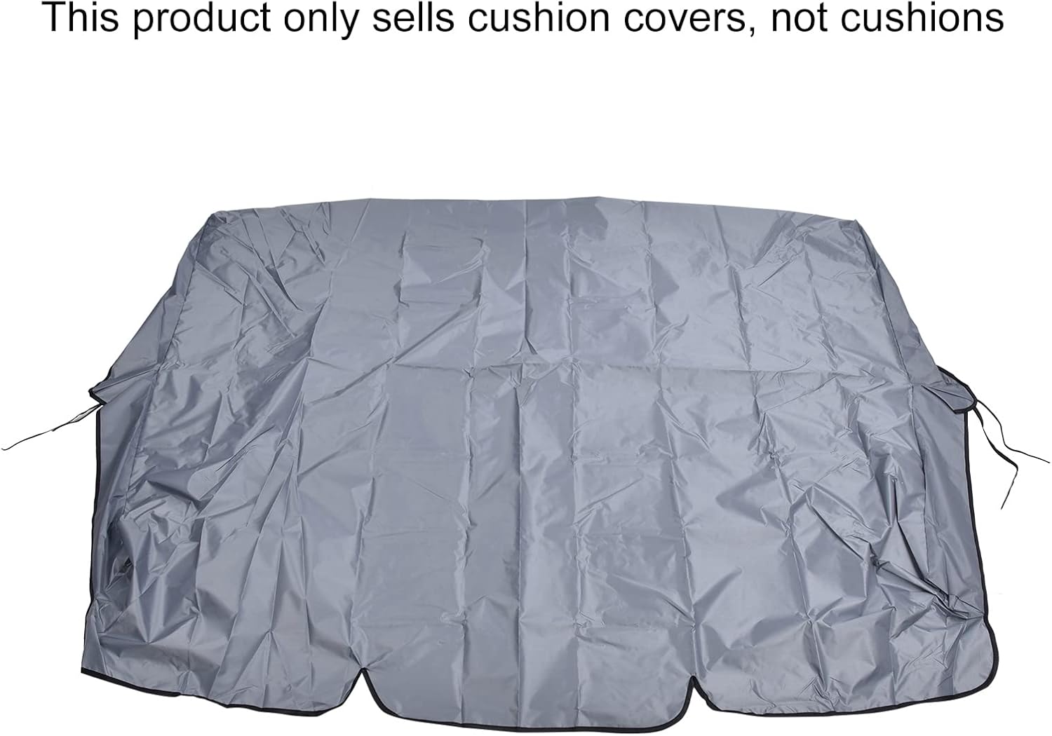 3 Seats Outdoor Canopy Swing Glider with Cushion Cover (Grey) V673