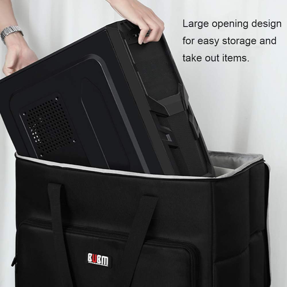 Desktop PC Computer Travel Storage Carrying Case Bag with Wheels (27 Inch) B19047