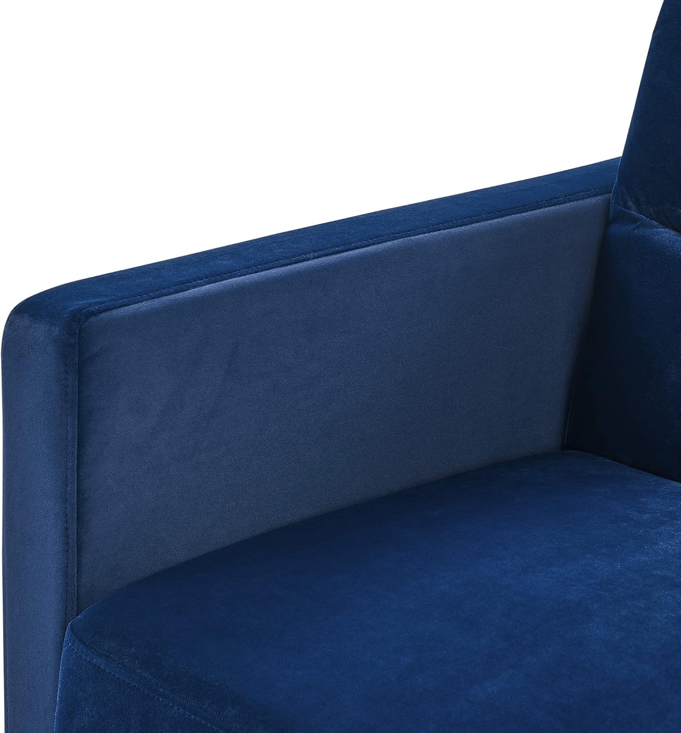 Blue Velvet 2 Seater Convertible Sofa Bed R35322
