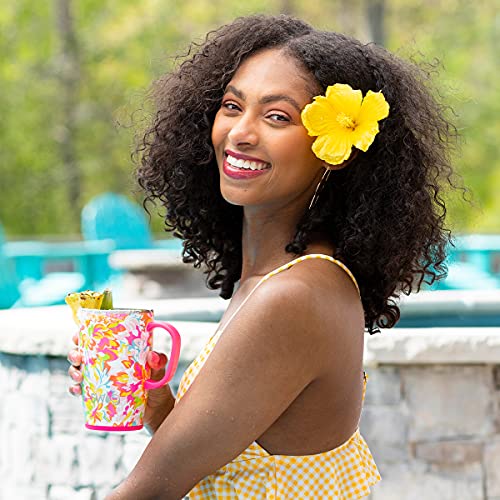 18 oz Insulated Stainless Steel Travel Mug with Handle and Lid O9289