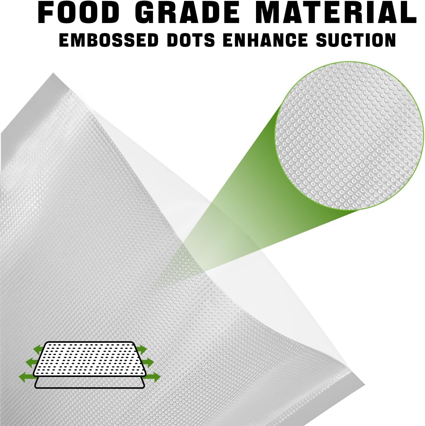 11"x20' Rolls 2 Pack Vacuum Sealer Bags G83572