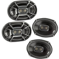 450 Watt 3-Way Coaxial Car Boat Marine Speakers 2 Pack E8940