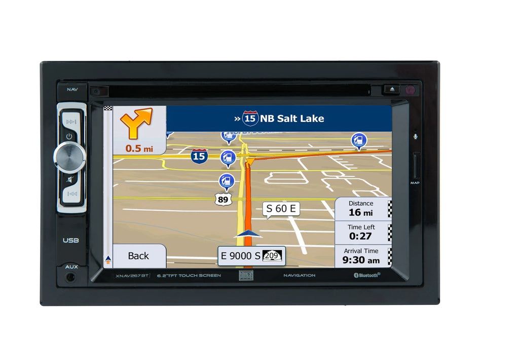 6.2 inch Double Din Car Stereo with Built-in Navigation X377