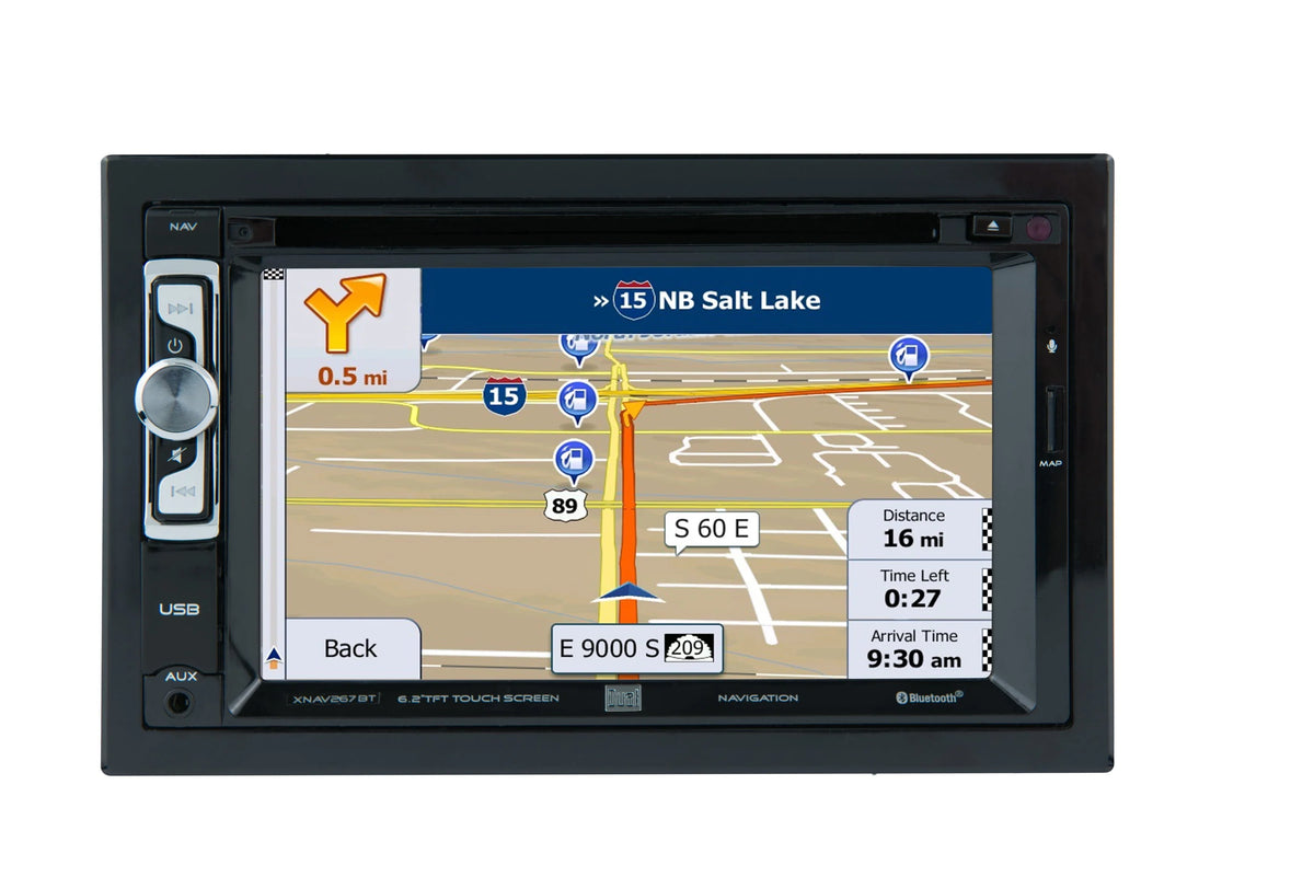 6.2 inch Double Din Car Stereo with Built-in Navigation X377