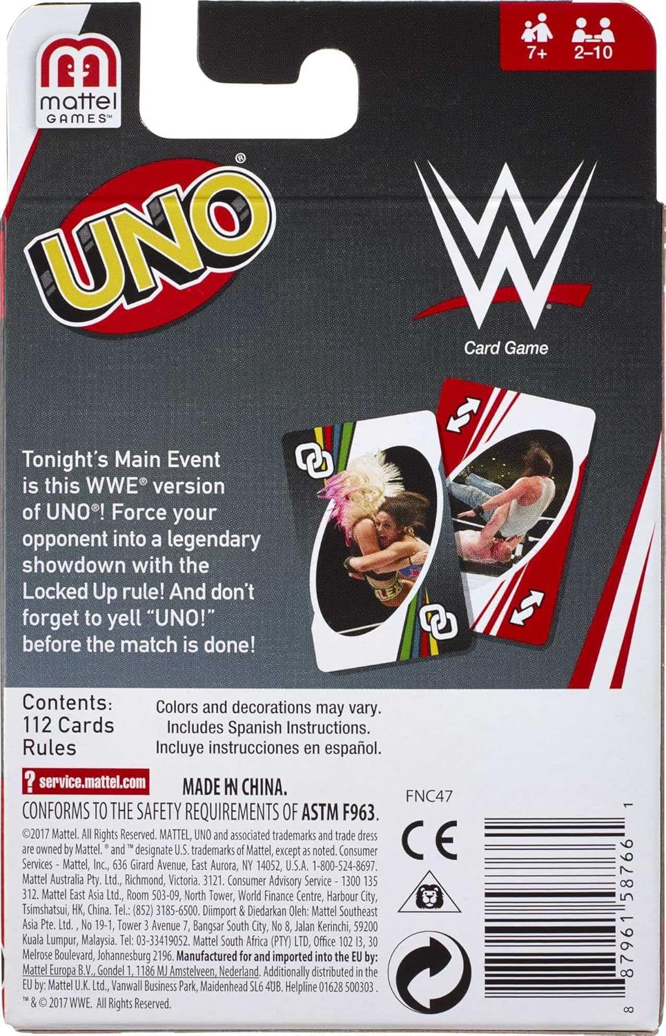 UNO Card Game H47222