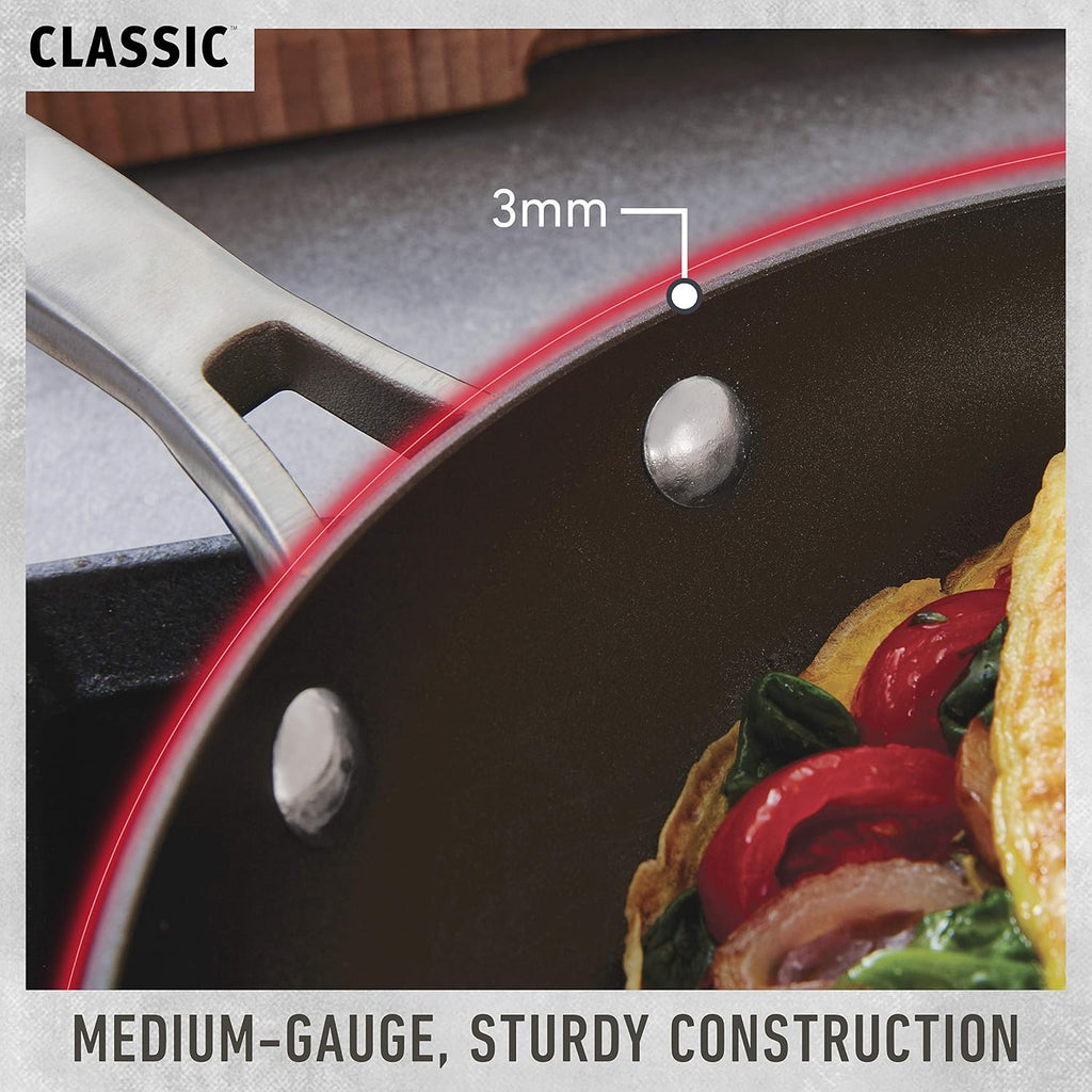 12-Inch Grey Nonstick All Purpose Pan with Cover K802