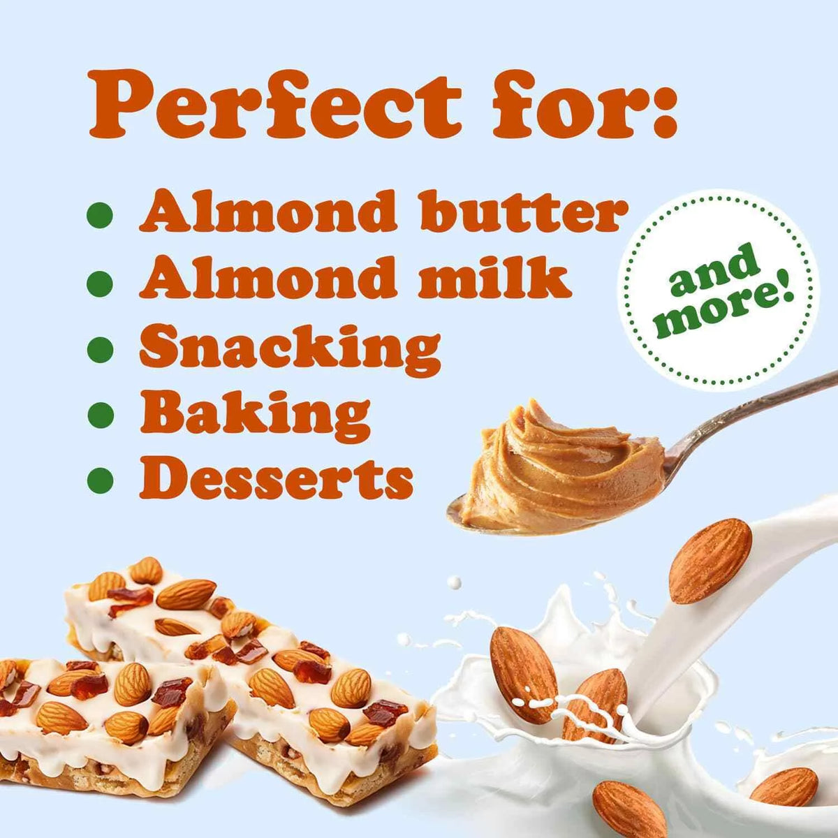 Organic Raw Almonds, 3 Pounds S66177
