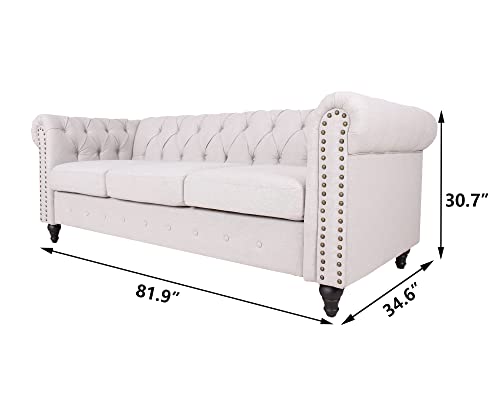 Modern Fabric Tufted Sofa H451