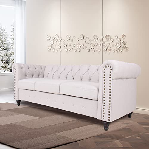 Modern Fabric Tufted Sofa H451