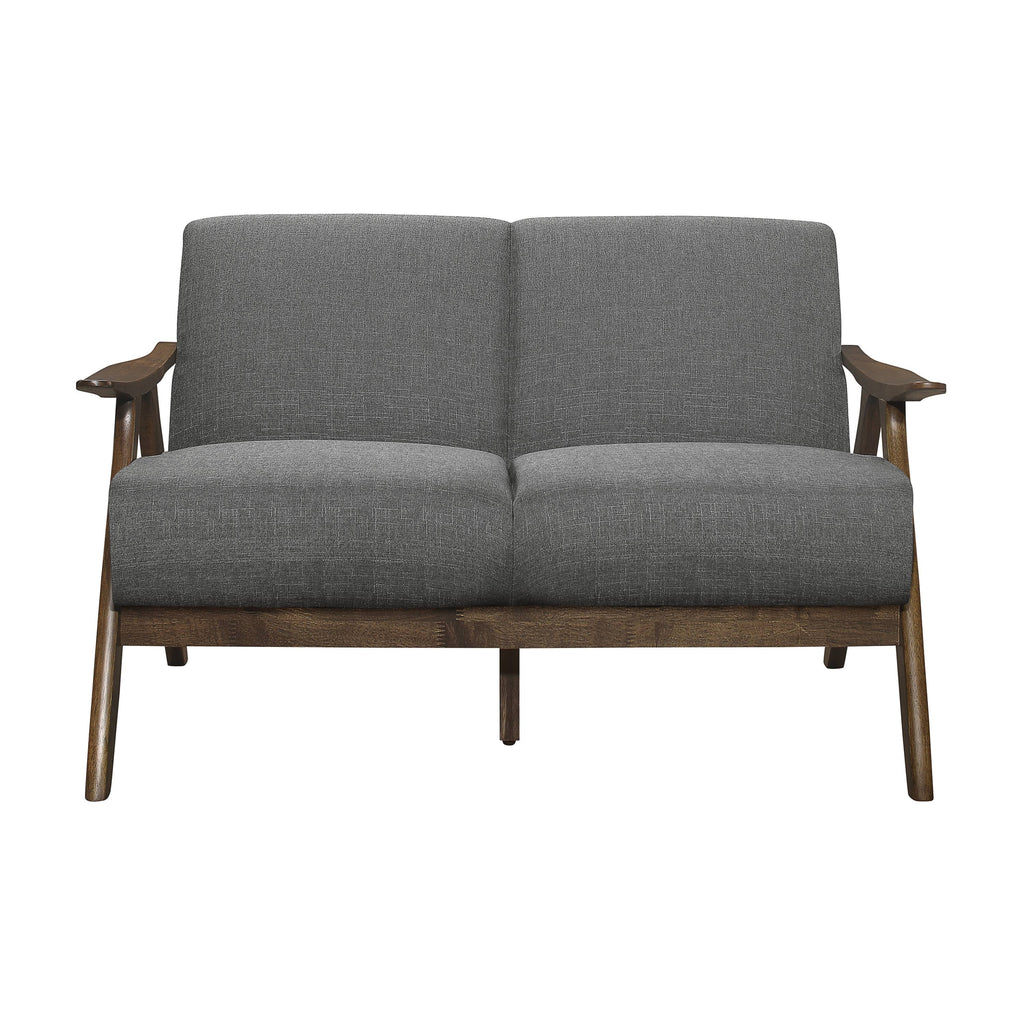 Gray Loveseat I7203