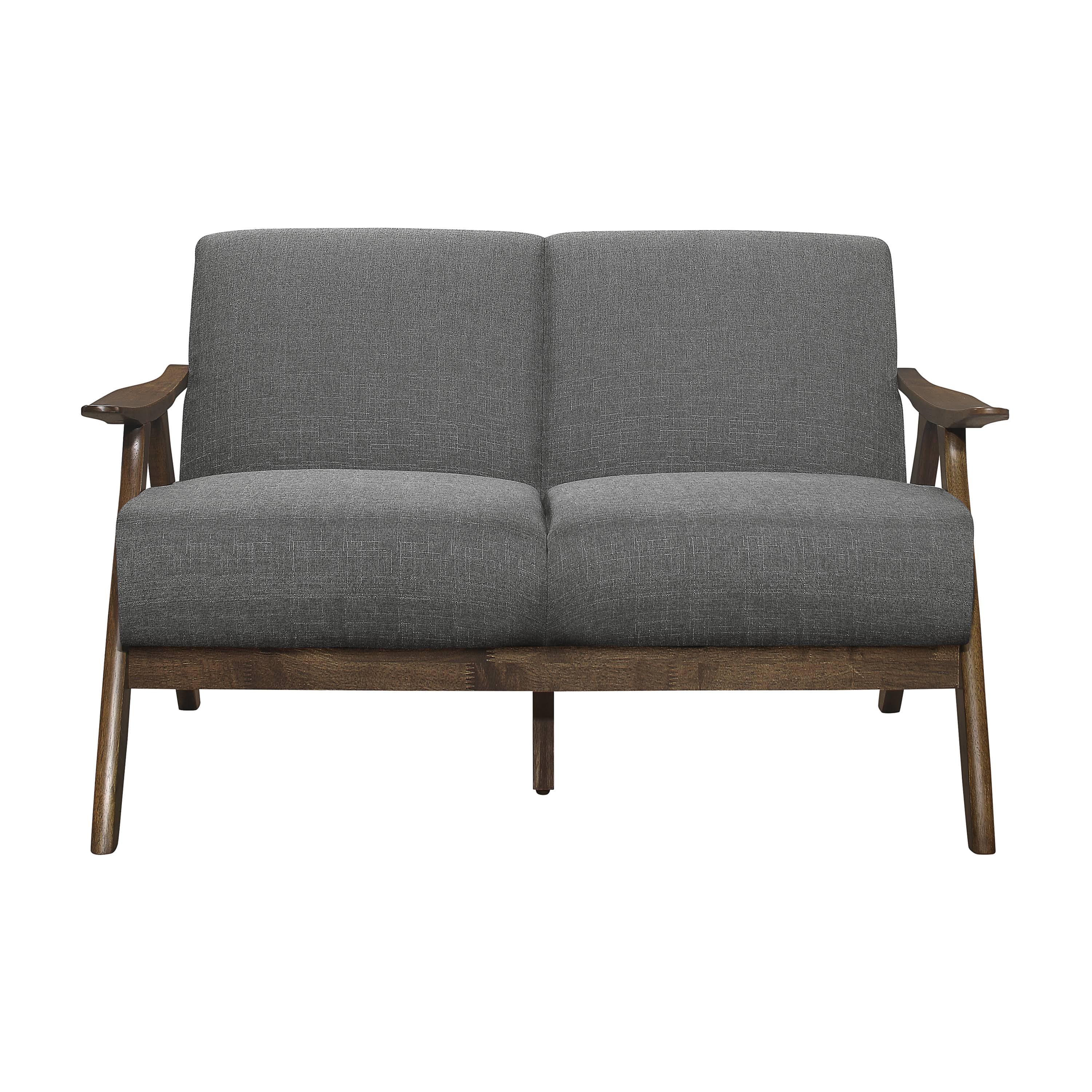 Gray Loveseat I7203
